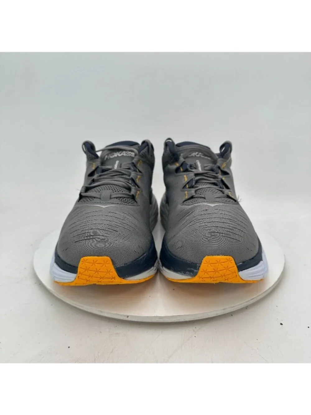Hoka One One Gaviota 3 Men Size 12.5D 1113520 CGOB Charcoal Gray Ombre Blue Shoe